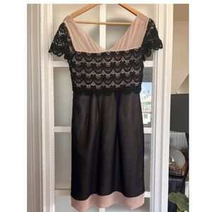 Philosophy by Alberta Ferretti dress black and light pink